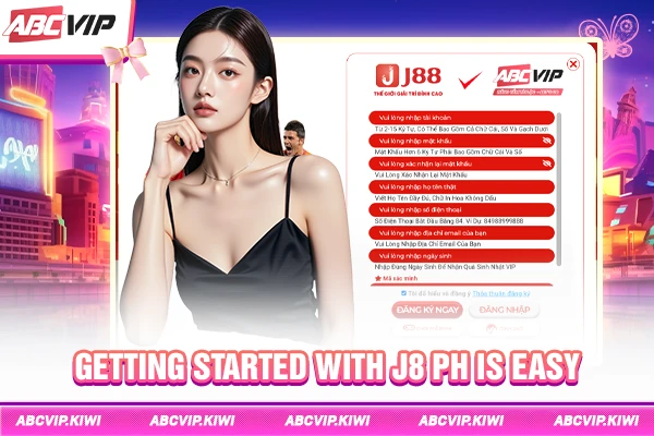 Getting started with J8 PH is easy